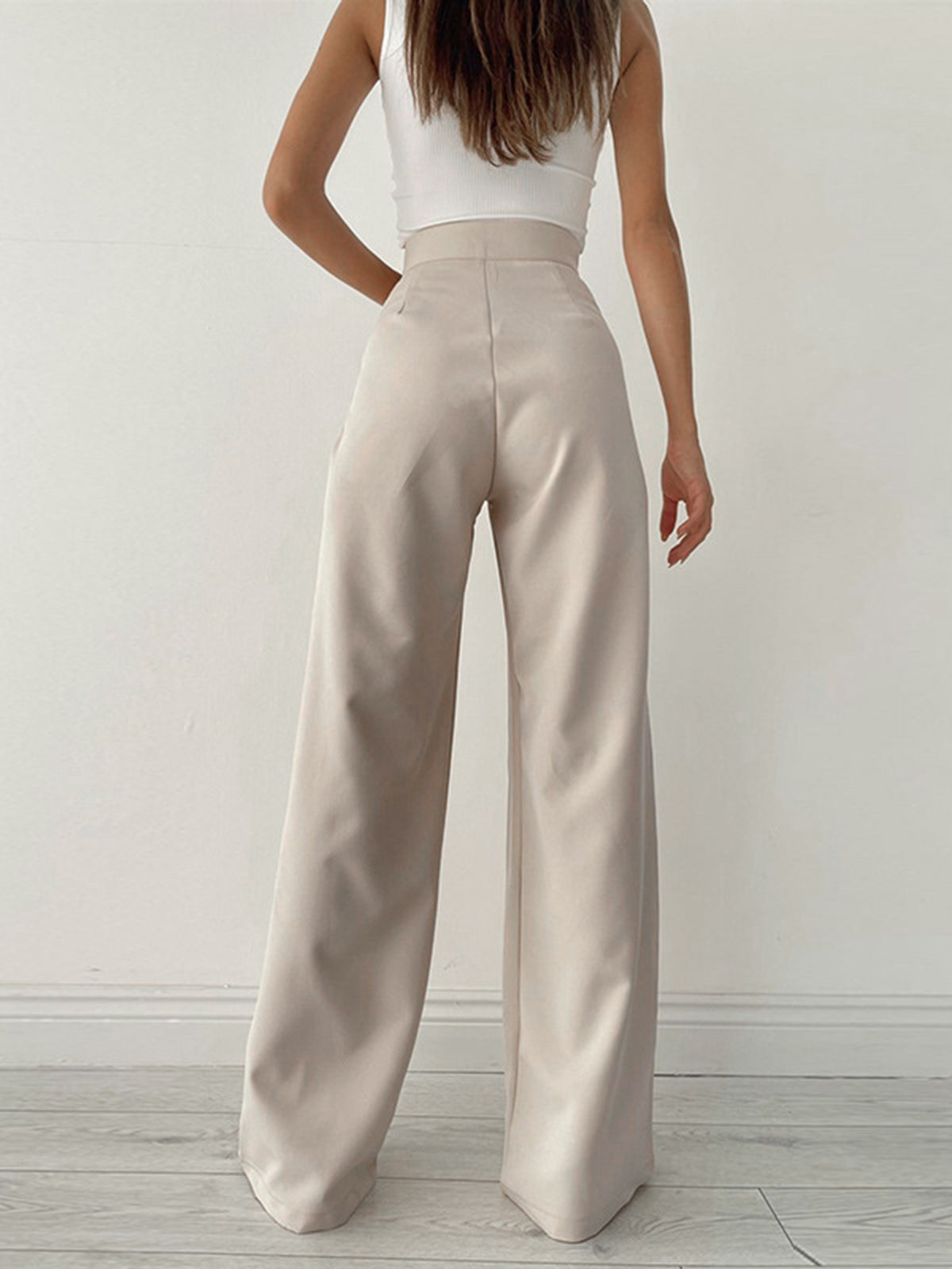 Pantalon met Hoge Taille