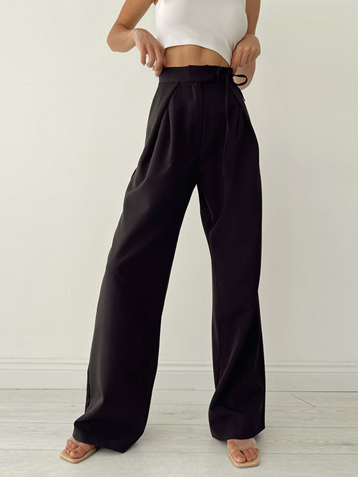 Pantalon met Hoge Taille