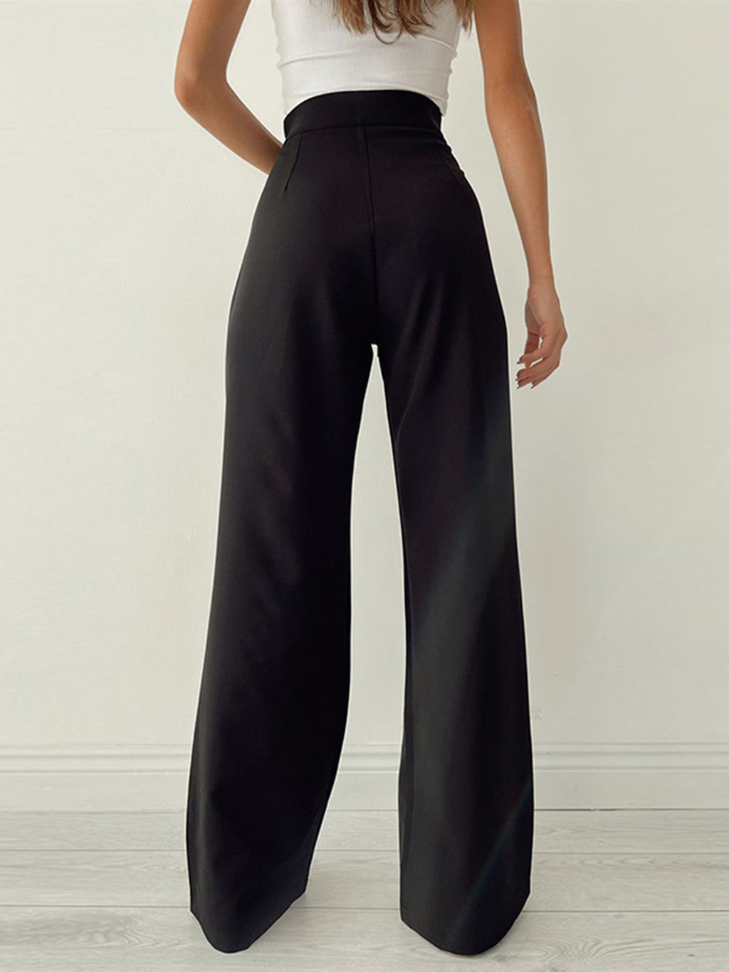 Pantalon met Hoge Taille
