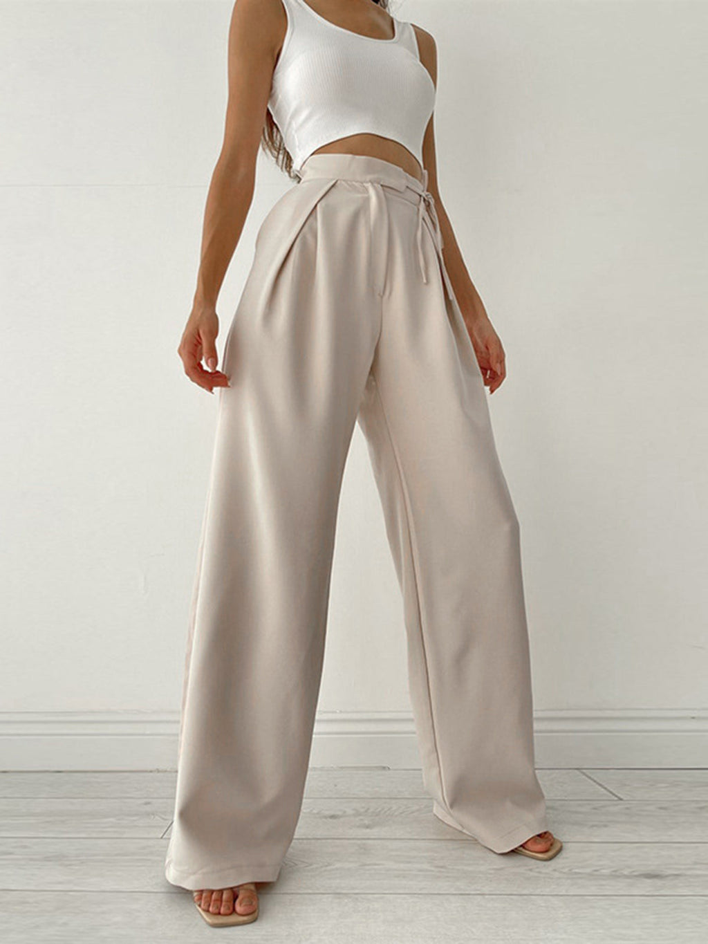 Pantalon met Hoge Taille