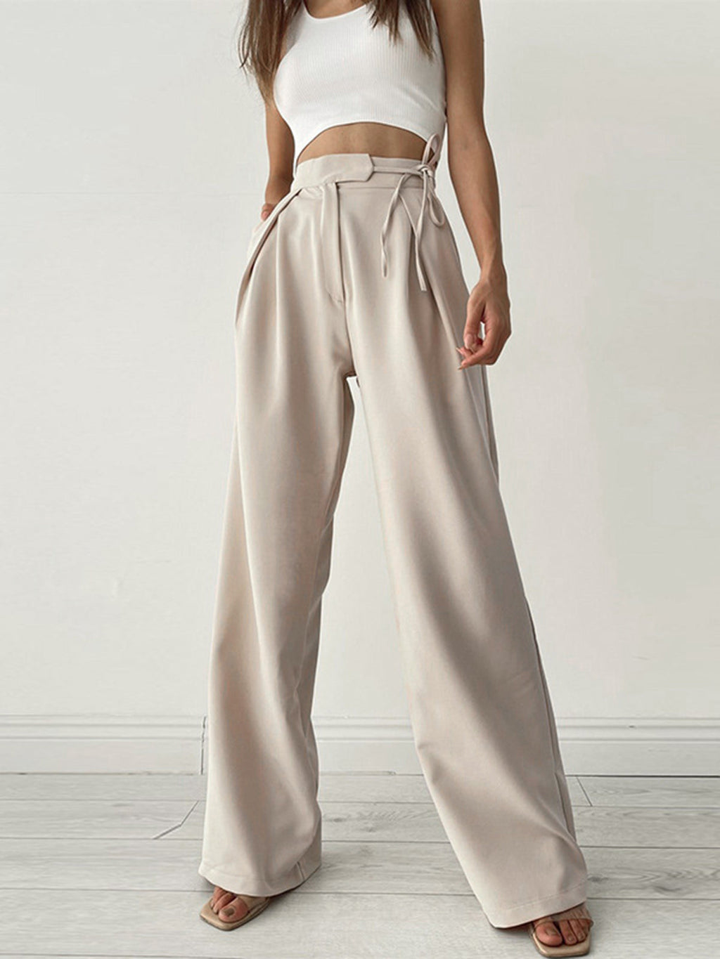 Pantalon met Hoge Taille
