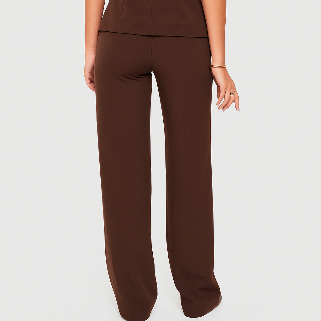 Bruine Basic Pantalon
