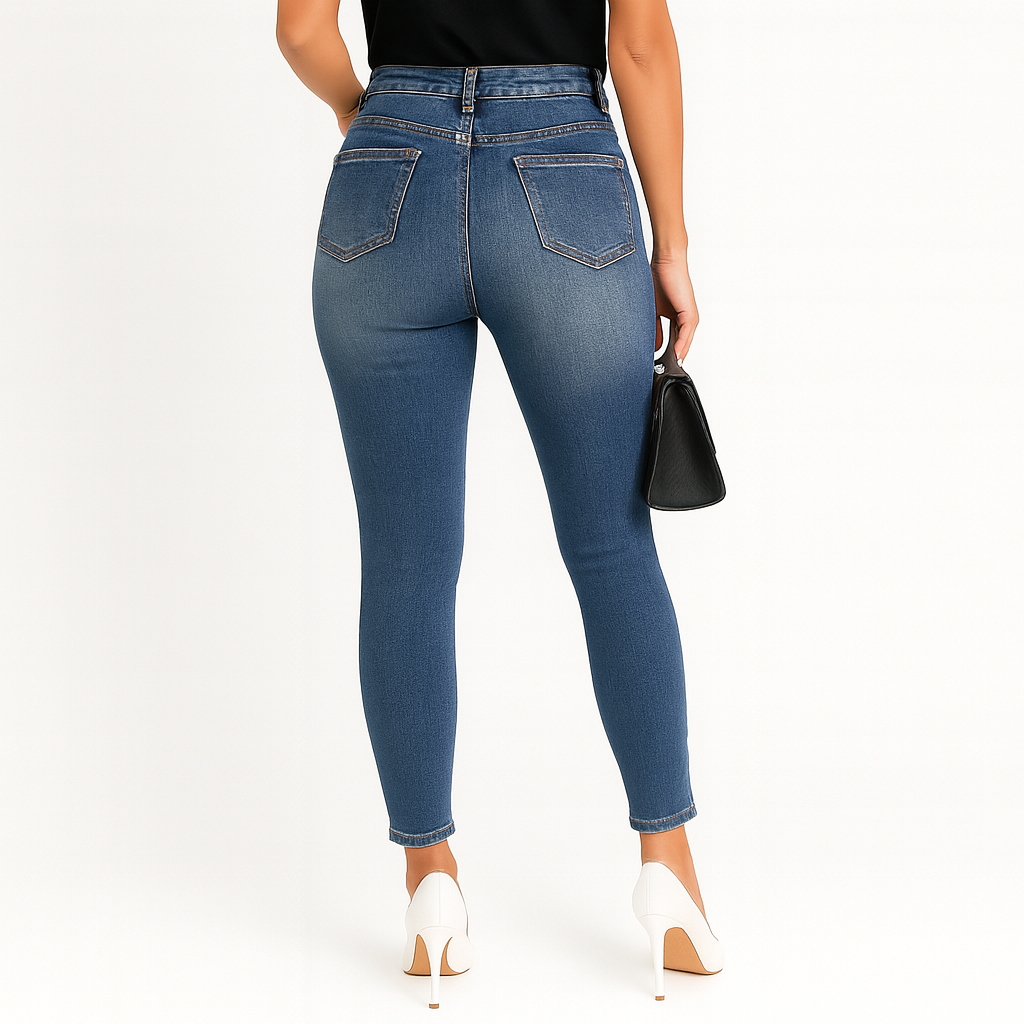 Slim fit ripped jeans