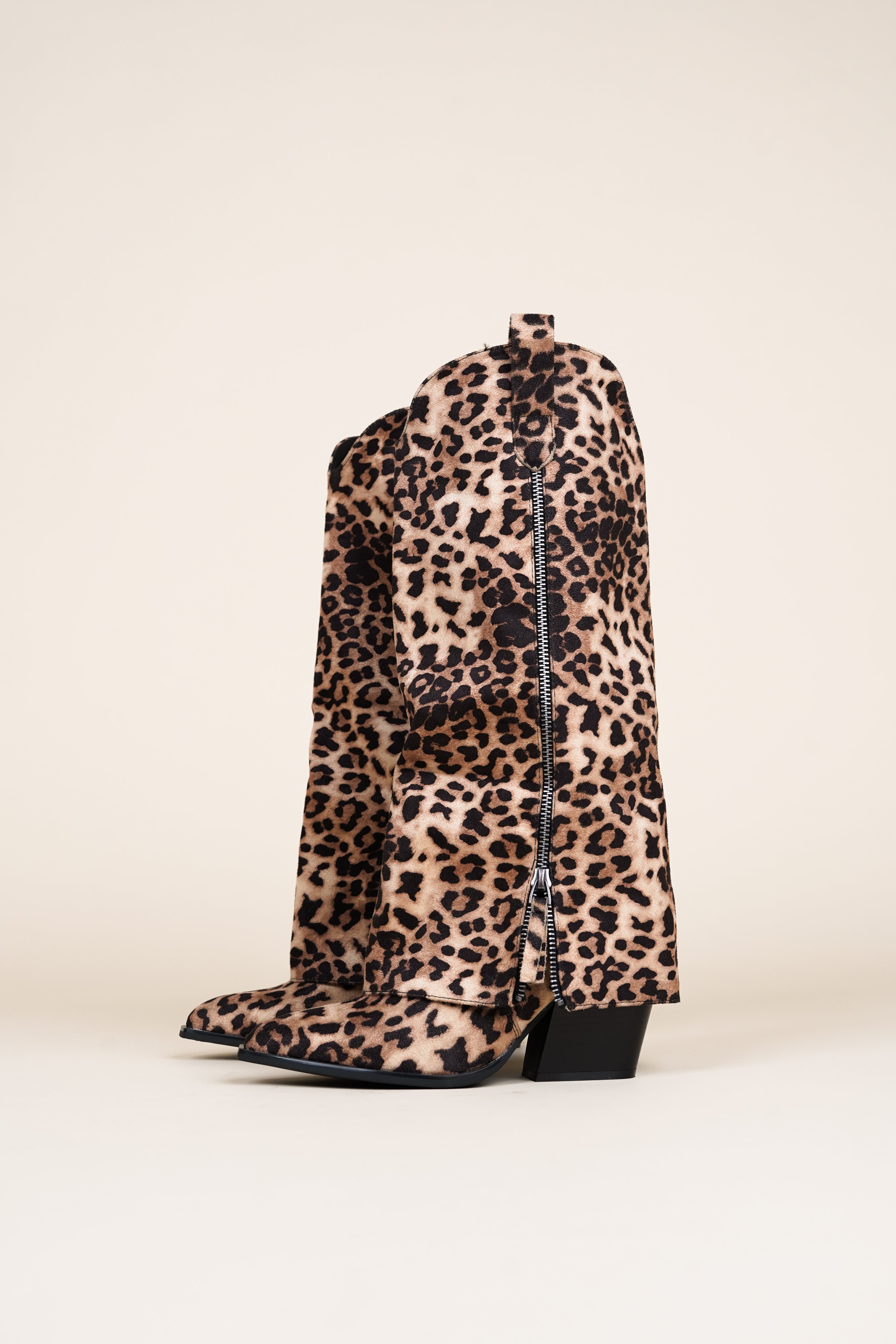 Cowboy laarzen luipaard