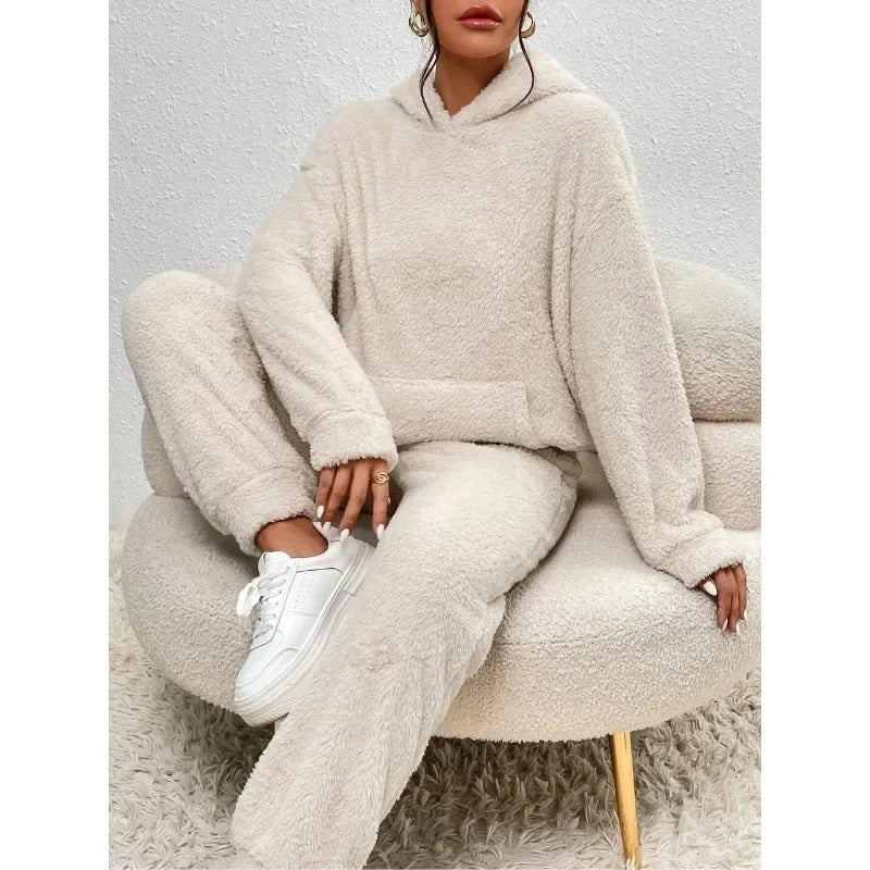 Luna - Comfortabel Teddy Loungewear Set voor Dames