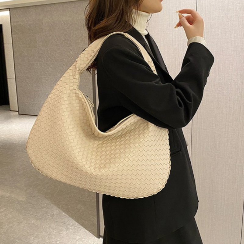 Chic Geweven Schoudertas