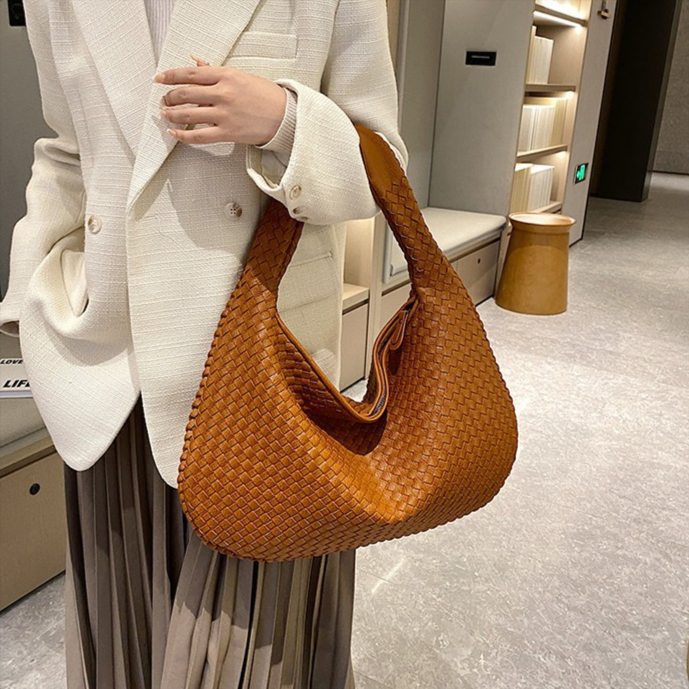 Chic Geweven Schoudertas